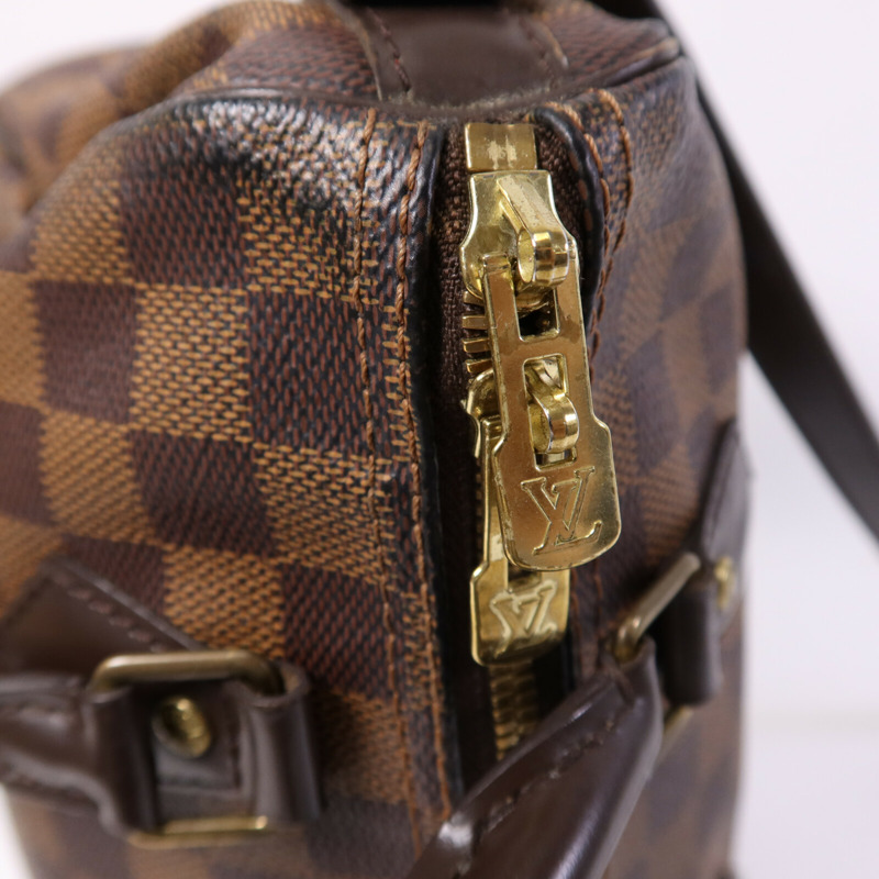 LOUIS VUITTON Damier Ebene Speedy Bandouliere 25手挽袋-11