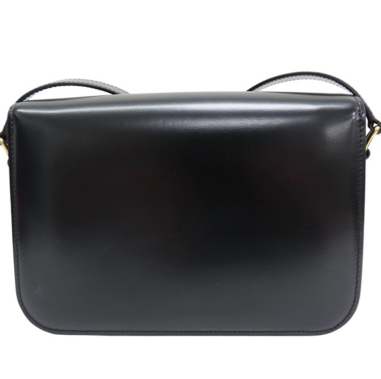 Celine 凱旋門 黑金 中號-6