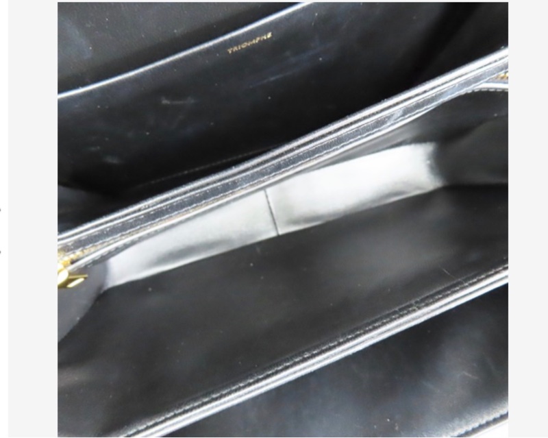 Celine 凱旋門 黑金 中號-8