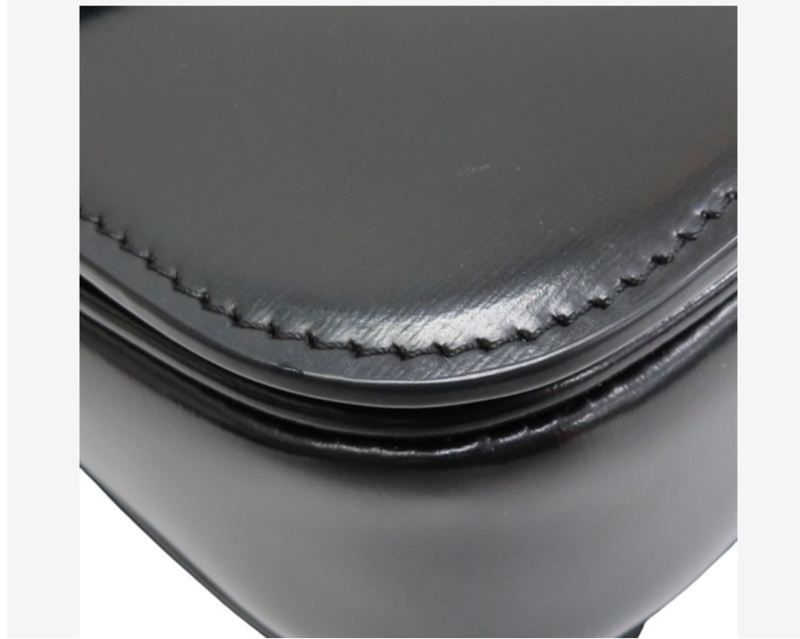 Celine 凱旋門 黑金 中號-13