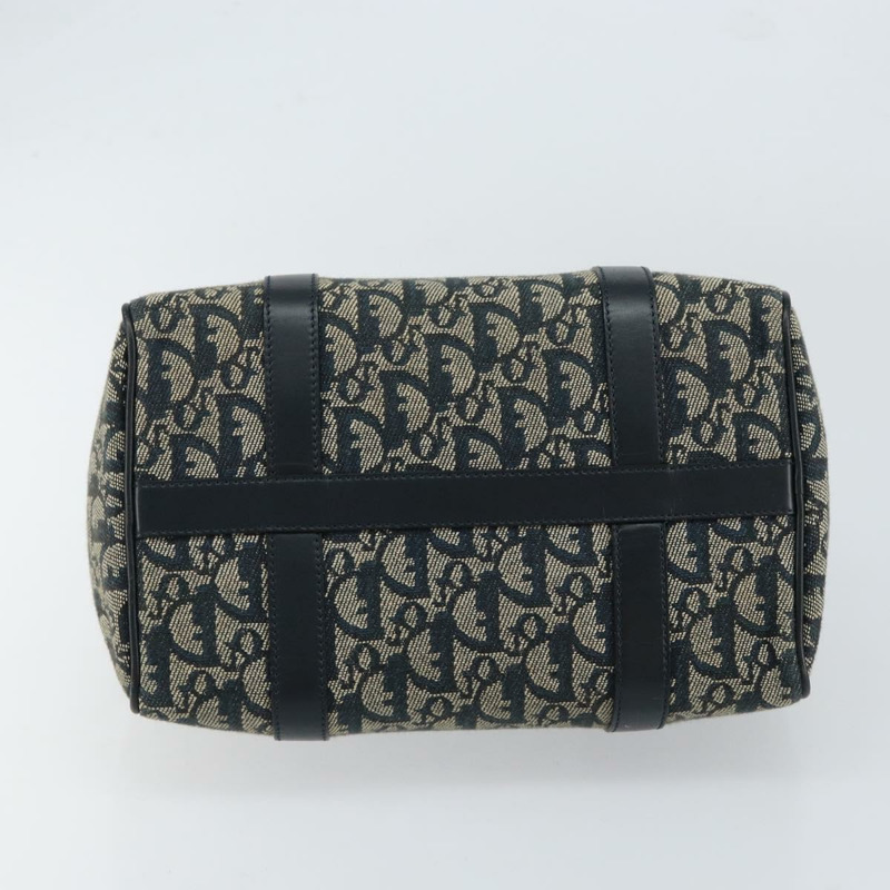 【日本直送】Christian Dior Trotter帆布波士頓包 海軍藍 金色 正品 151399V-4