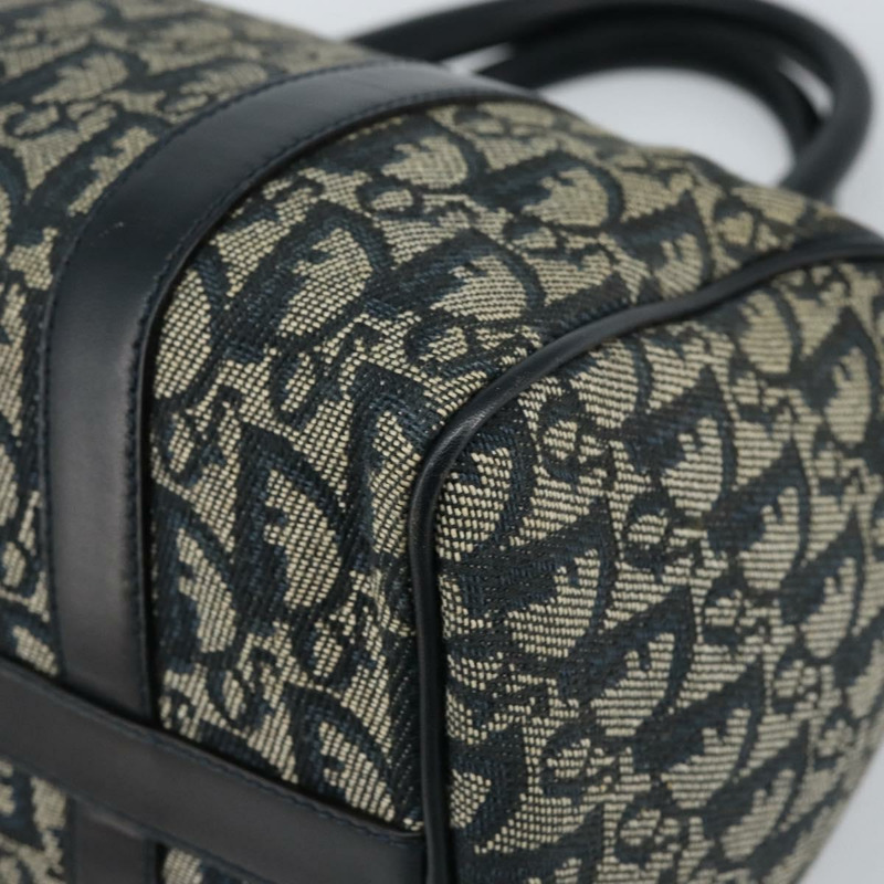 【日本直送】Christian Dior Trotter帆布波士頓包 海軍藍 金色 正品 151399V-14