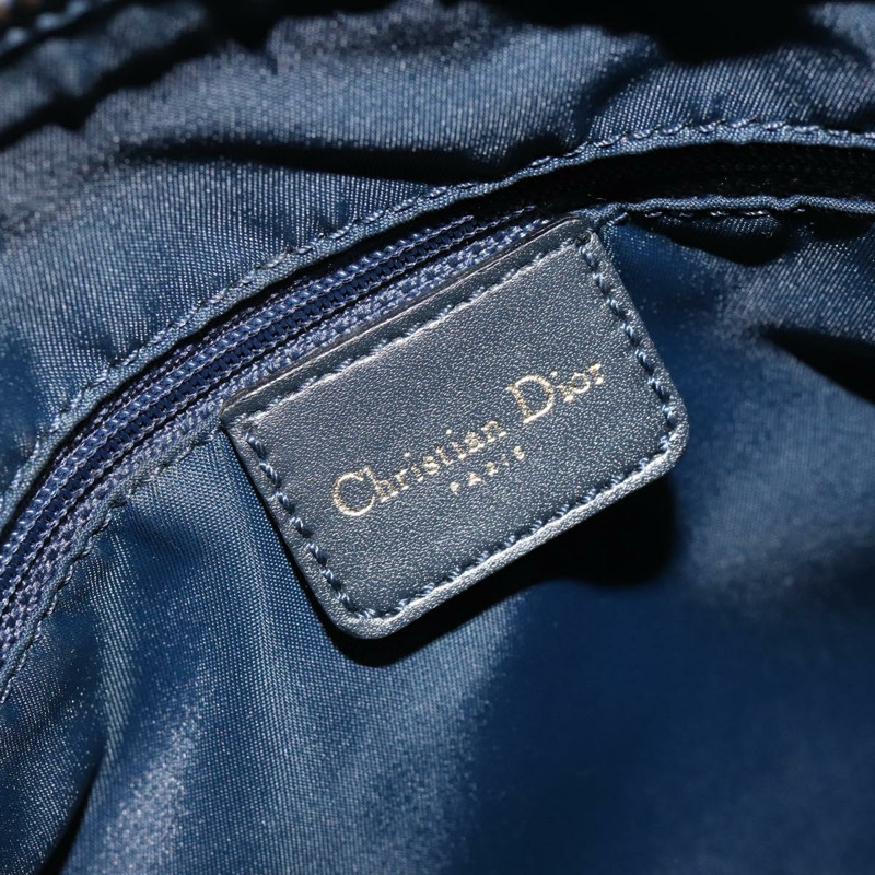 【日本直送】Christian Dior Trotter帆布波士頓包 海軍藍 金色 正品 151399V-18