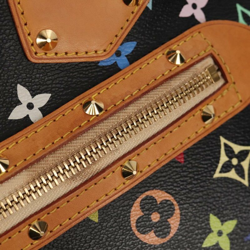 【日本直送】路易威登 Monogram Multicolor Alma 手提包 黑色 M92646 LV 正品 ka244AV-19