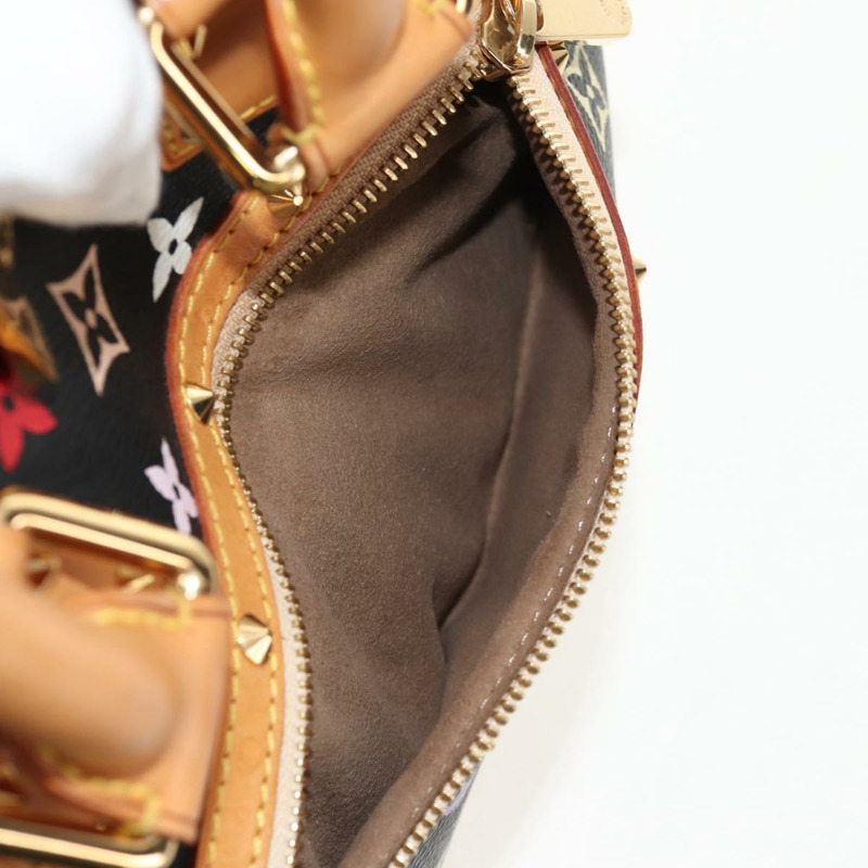 【日本直送】路易威登 Monogram Multicolor Alma 手提包 黑色 M92646 LV 正品 ka244AV-21