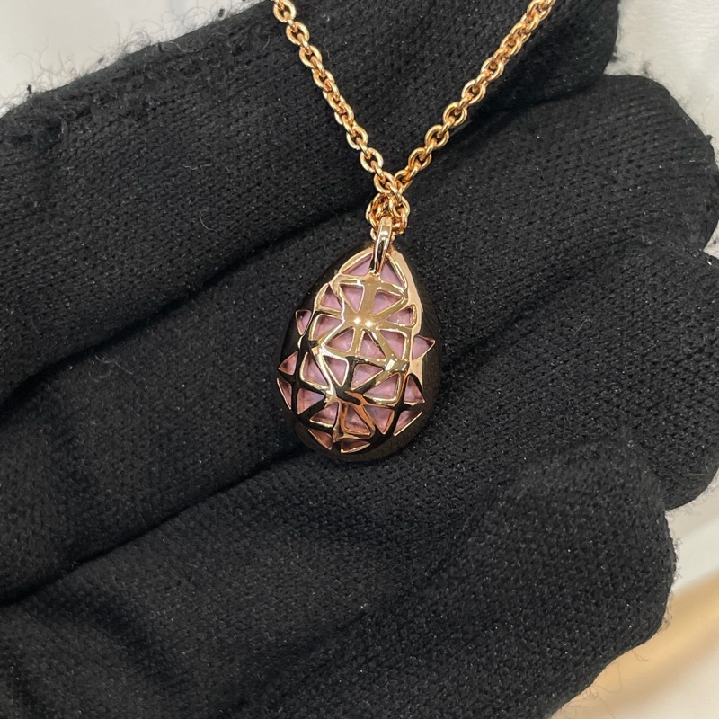 Swarovski 梨型紫水晶閃鑽項鏈XB604-4