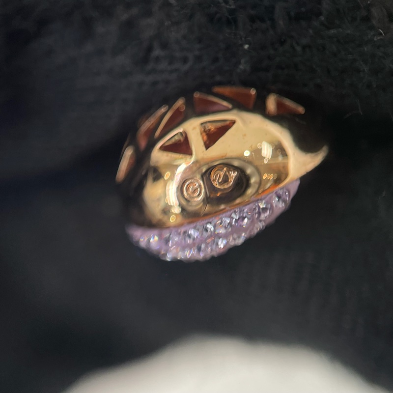 Swarovski 梨型紫水晶閃鑽項鏈XB604-6