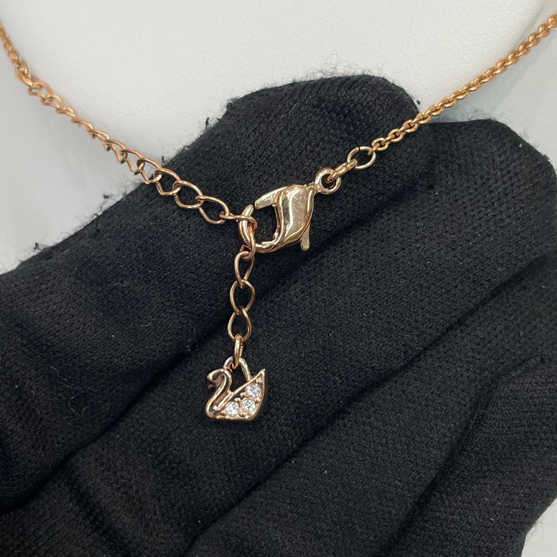 Swarovski 梨型紫水晶閃鑽項鏈XB604-7