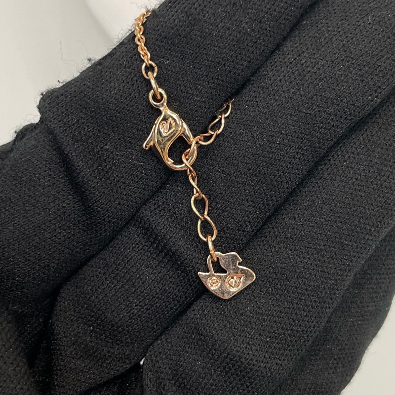 Swarovski 梨型紫水晶閃鑽項鏈XB604-8