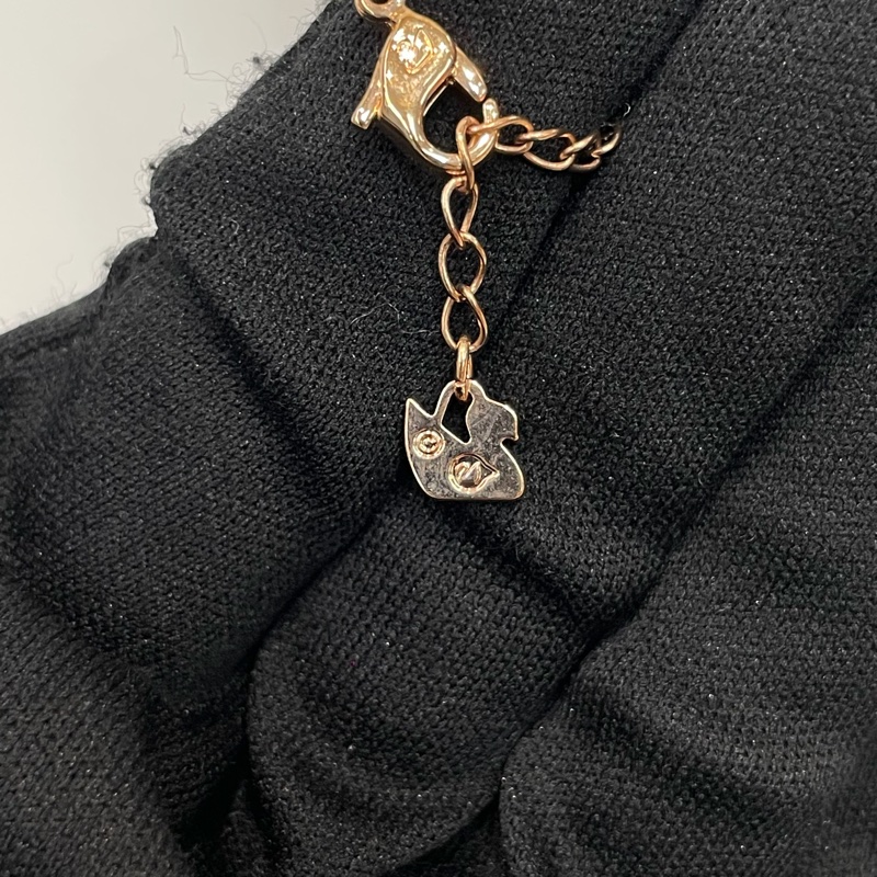 Swarovski 梨型紫水晶閃鑽項鏈XB604-9