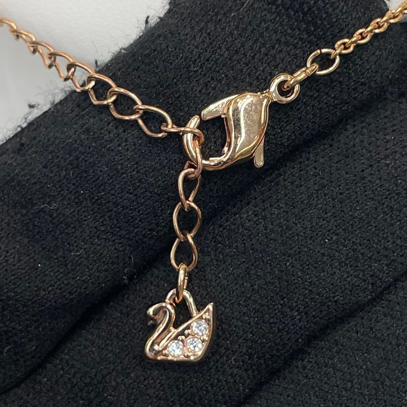 Swarovski 梨型紫水晶閃鑽項鏈XB604-10