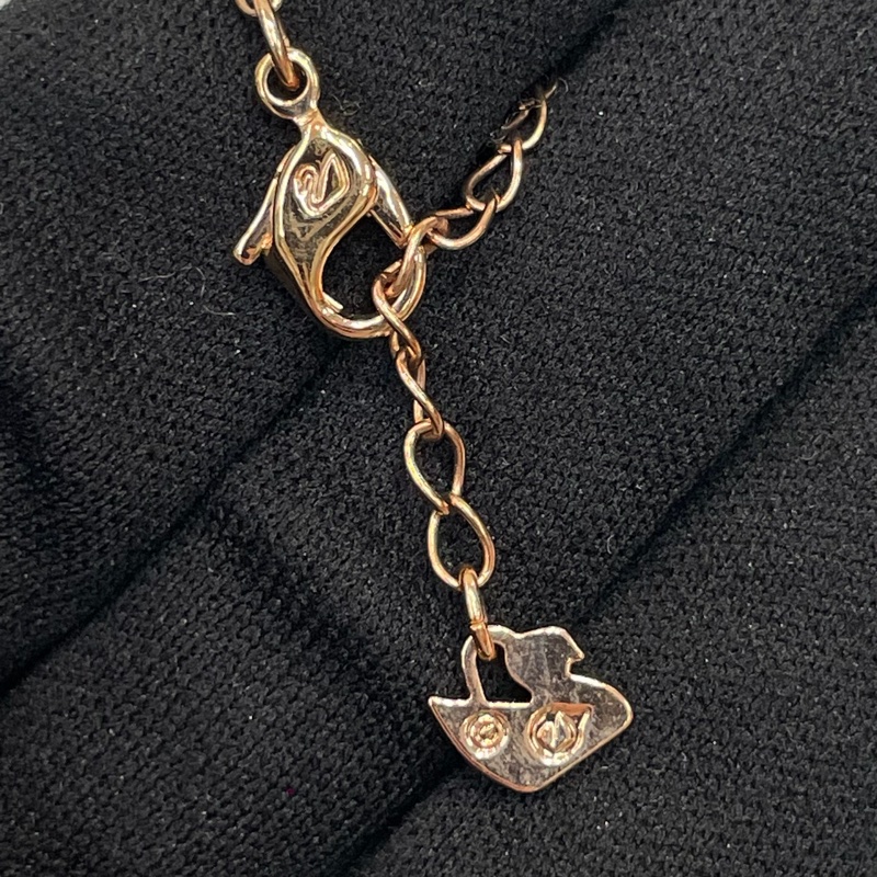 Swarovski 梨型紫水晶閃鑽項鏈XB604-11