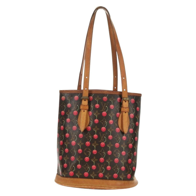 【日本直送】路易威登 Monogram Cherry 水桶 PM 單肩包 M95012 LV 正品 142971V-12