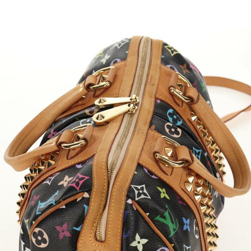 【日本直送】路易威登 Monogram Multicolor Courtney MM 手提包 2way 黑色 M45642 正品 BA8731V-5