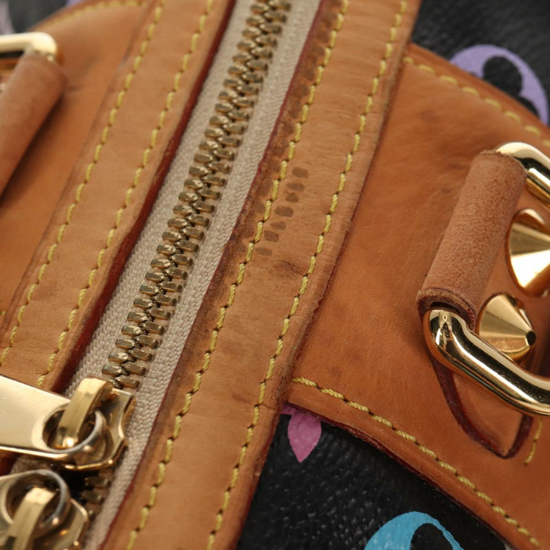 【日本直送】路易威登 Monogram Multicolor Courtney MM 手提包 2way 黑色 M45642 正品 BA8731V-6