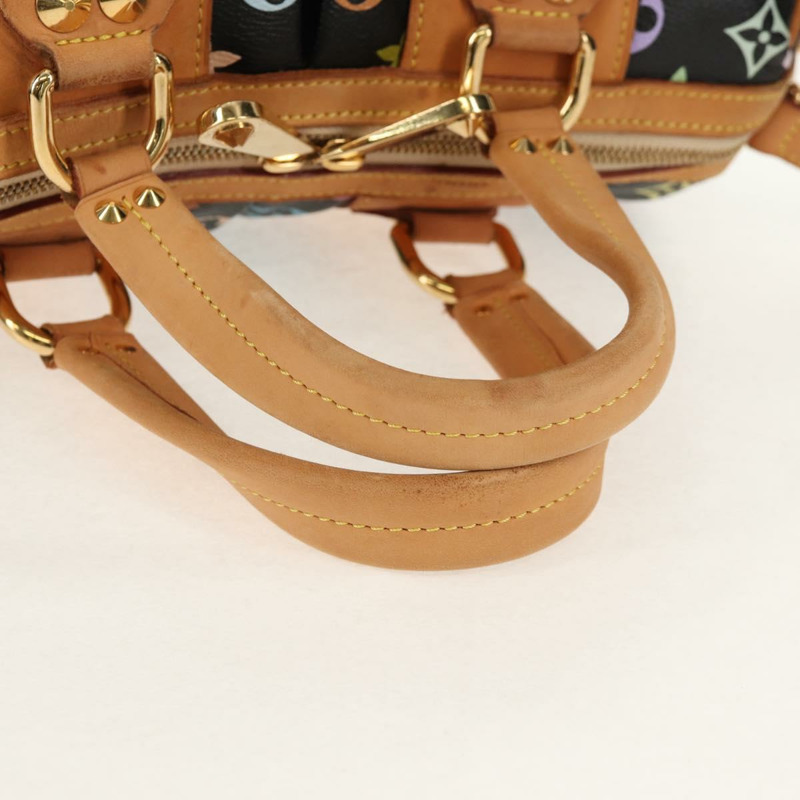 【日本直送】路易威登 Monogram Multicolor Courtney MM 手提包 2way 黑色 M45642 正品 BA8731V-7