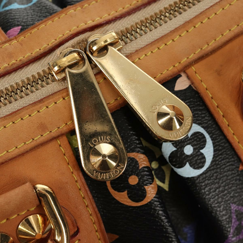 【日本直送】路易威登 Monogram Multicolor Courtney MM 手提包 2way 黑色 M45642 正品 BA8731V-24