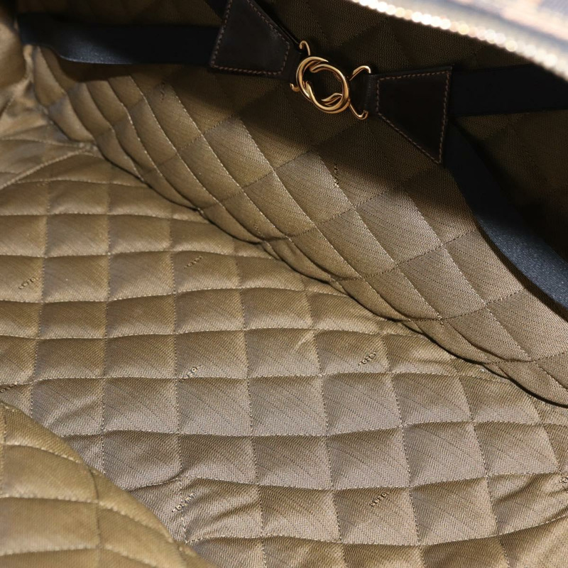 【日本直送】FENDI Zucca帆布旅行箱,黑色/棕色,正品,貨號155959SAV-11