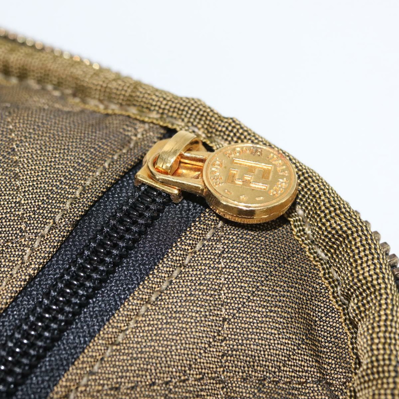 【日本直送】FENDI Zucca帆布旅行箱,黑色/棕色,正品,貨號155959SAV-25