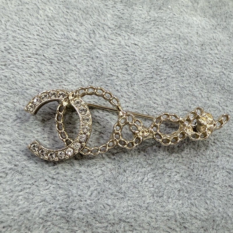 香奈兒 雙C coco胸針 Chanel胸針-1