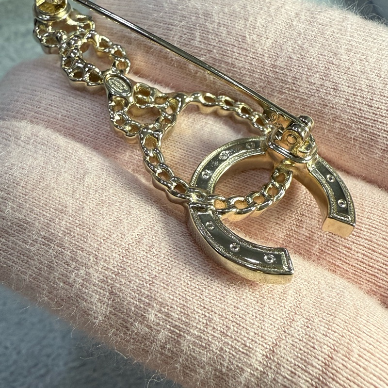 香奈兒 雙C coco胸針 Chanel胸針-6