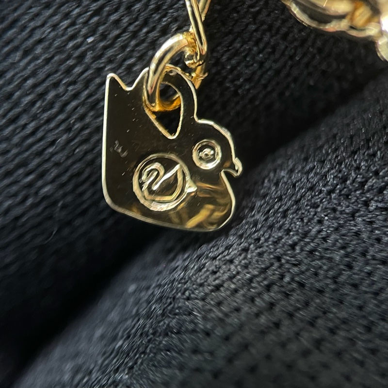 Swarovski 金色閃鑽圓形項鏈 XB642-8