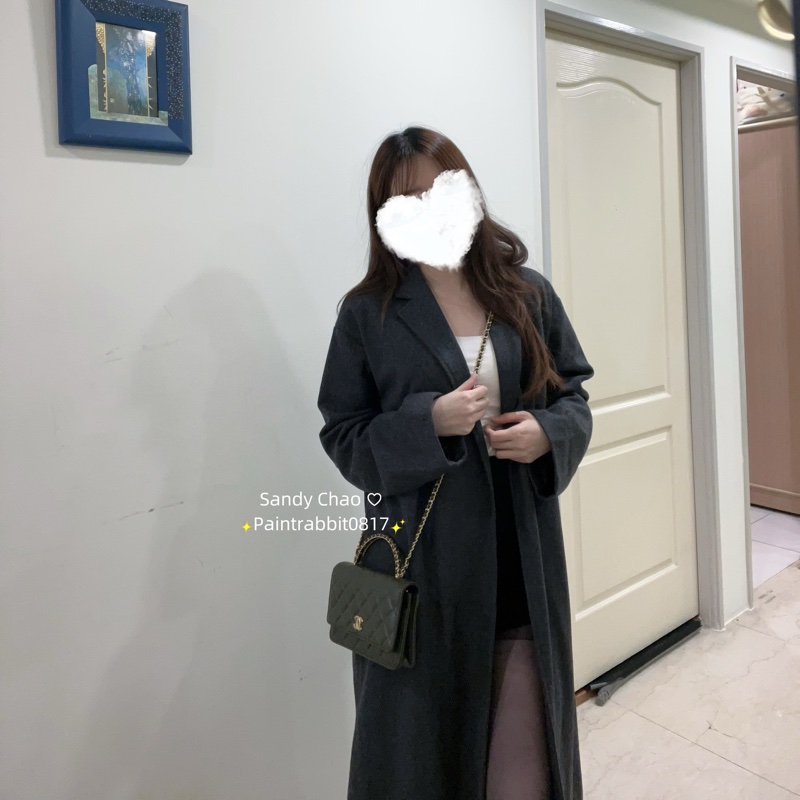 ෆ Chanel 手把woc 墨綠色-2