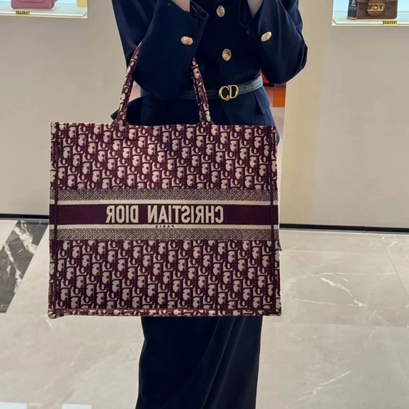 Dior Book tote 酒紅色 GM 拍拍圈最低價-0