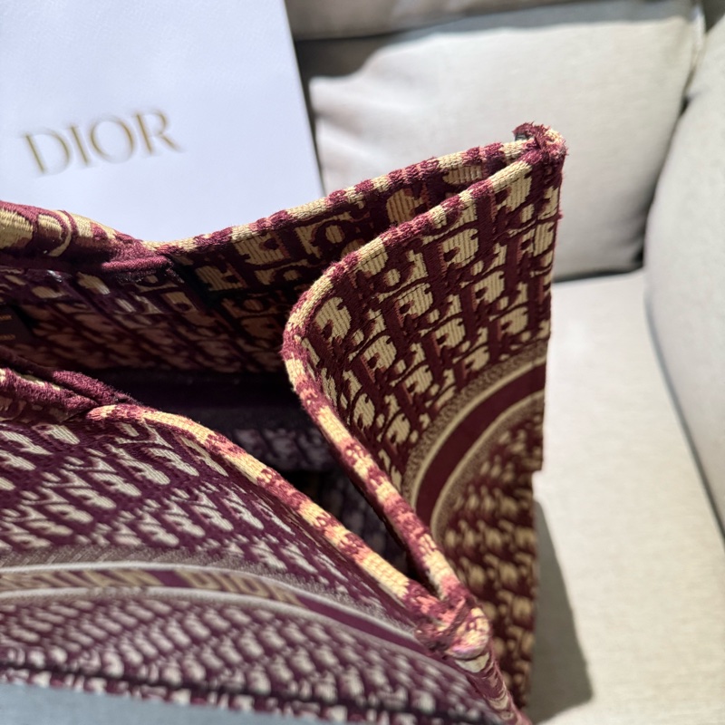 Dior Book tote 酒紅色 GM 拍拍圈最低價-6