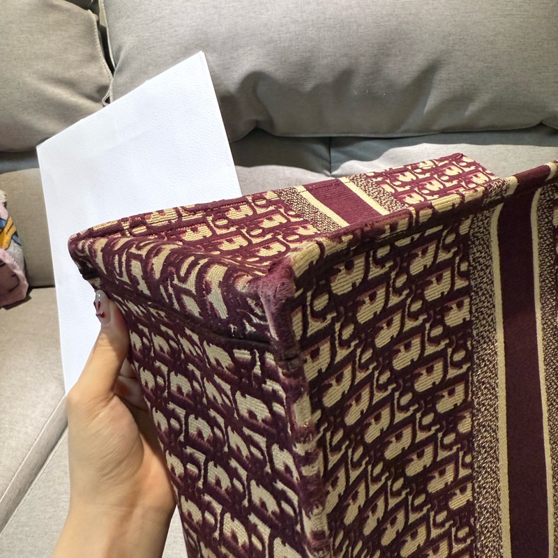 Dior Book tote 酒紅色 GM 拍拍圈最低價-9
