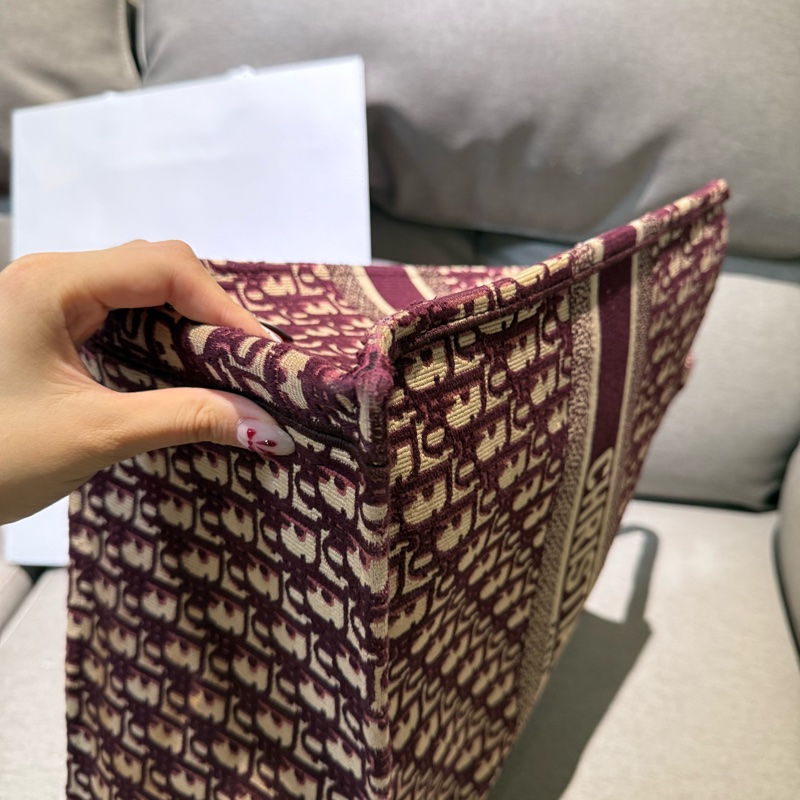Dior Book tote 酒紅色 GM 拍拍圈最低價-11