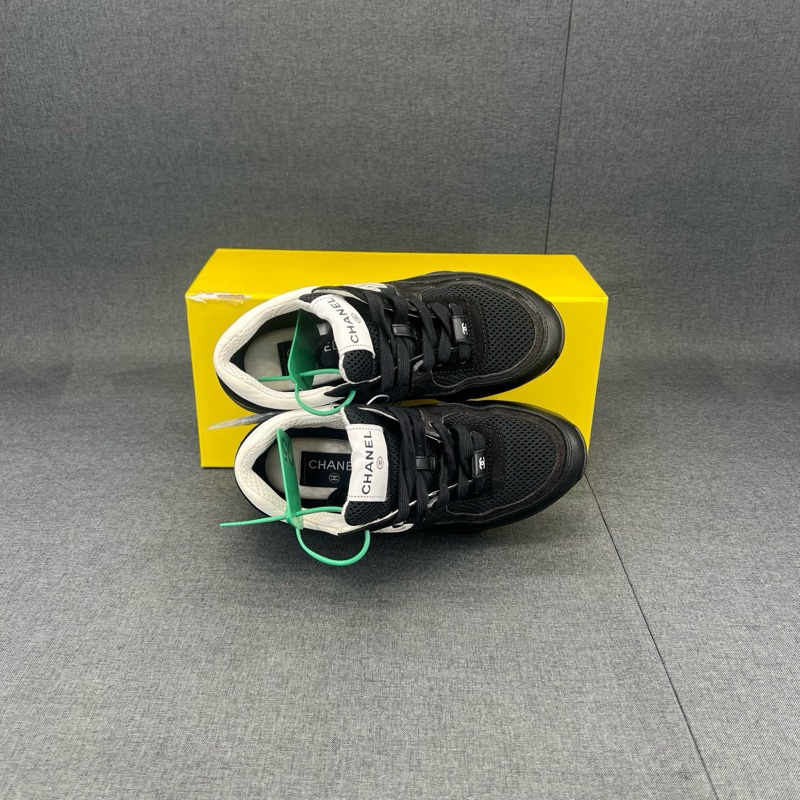 香奈兒 雙C 黑白 運動鞋 碼數 36 99 新-4