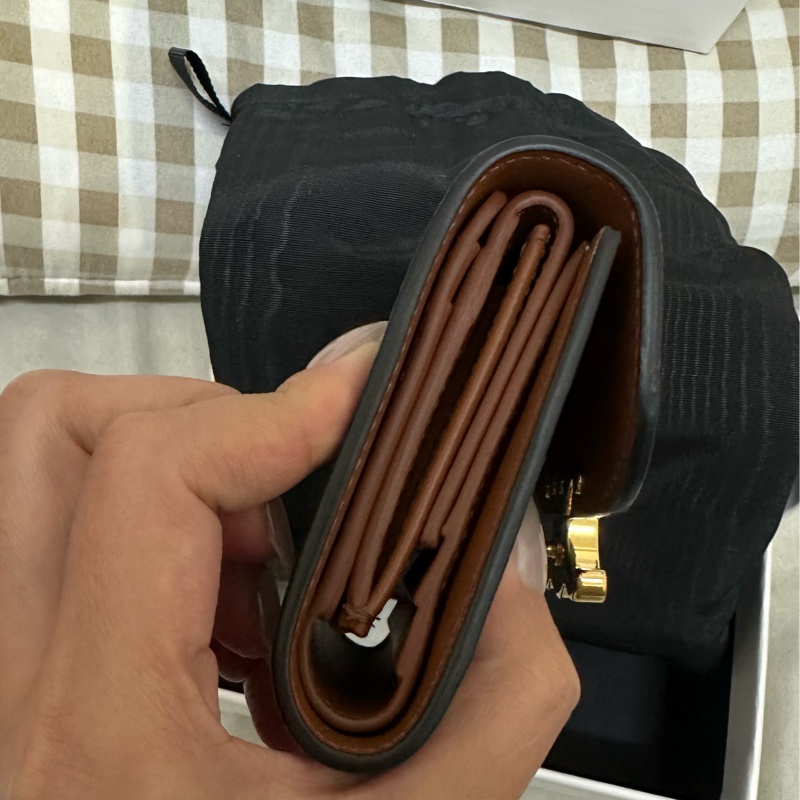 CELINE TRIOMPHE標誌印花小號翻蓋錢包-12