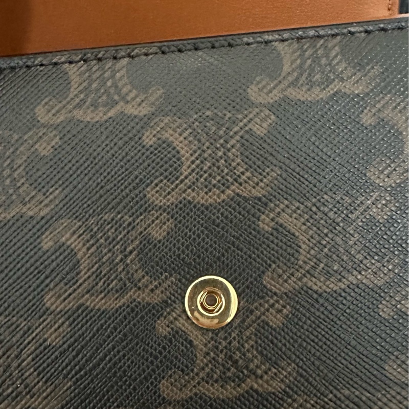 CELINE TRIOMPHE標誌印花小號翻蓋錢包-19
