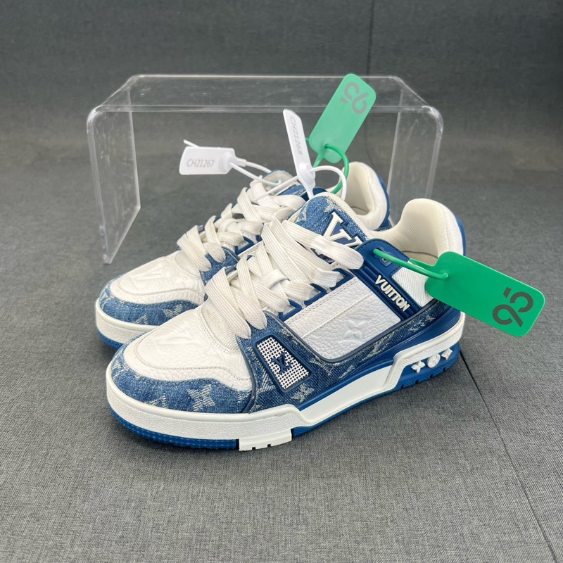 lv trainer 白藍牛仔 36 碼 99 新-0