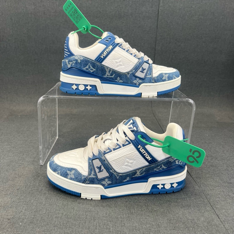 lv trainer 白藍牛仔 36 碼 99 新-5