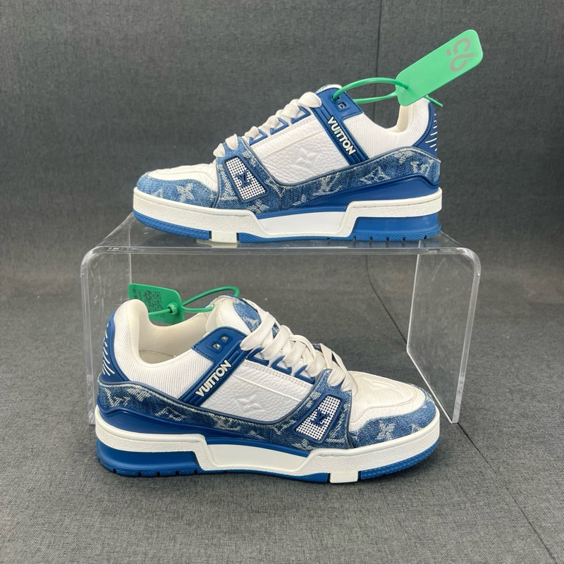 lv trainer 白藍牛仔 36 碼 99 新-6