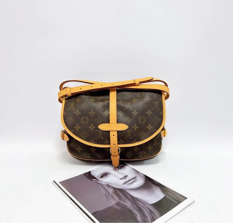 【90%新✨】LV小號雙子星單肩|斜挎包|中古包 Saumur-0