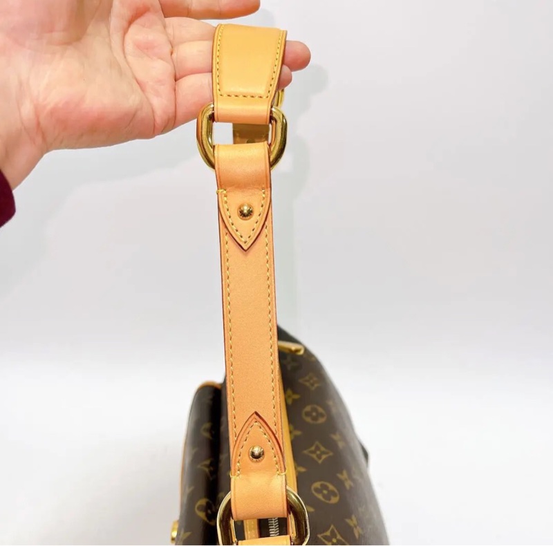 【90%新✨有塵袋】LV 06年巴黎秀款·絕版Tikal金豆包·單肩氣質包-7