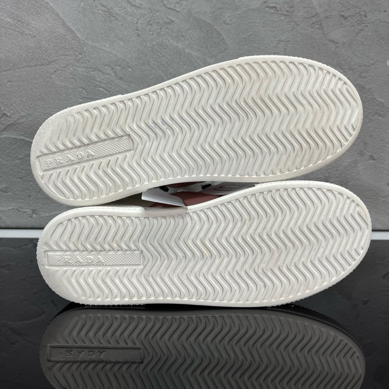 98新 PRADA 普拉達 粉標小白鞋/尺碼 36碼/輕微使用/-7