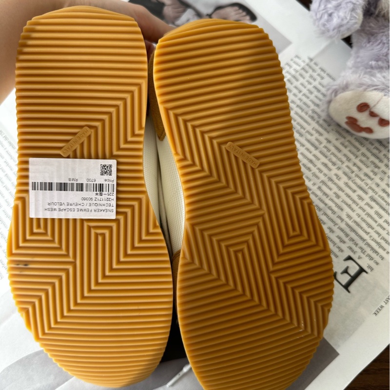 Hermes/愛馬仕 Escape 山羊皮運動鞋 36碼 99 新閒置未使用-2