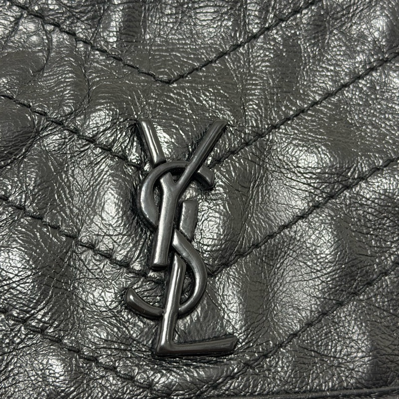 #極新 #全網最便宜 YSL Niki Baby 黑色銀鏈-2