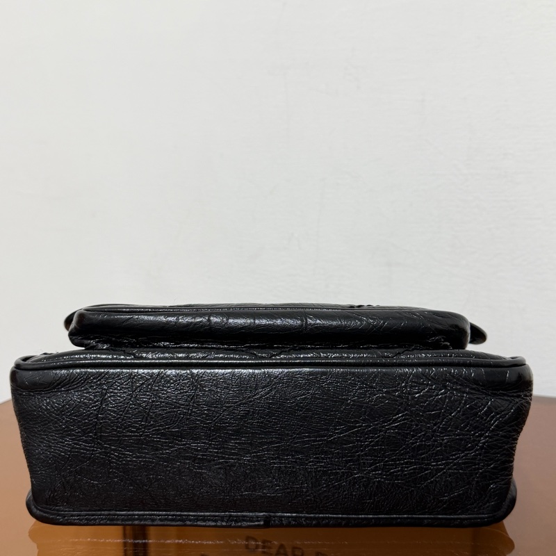 #極新 #全網最便宜 YSL Niki Baby 黑色銀鏈-7