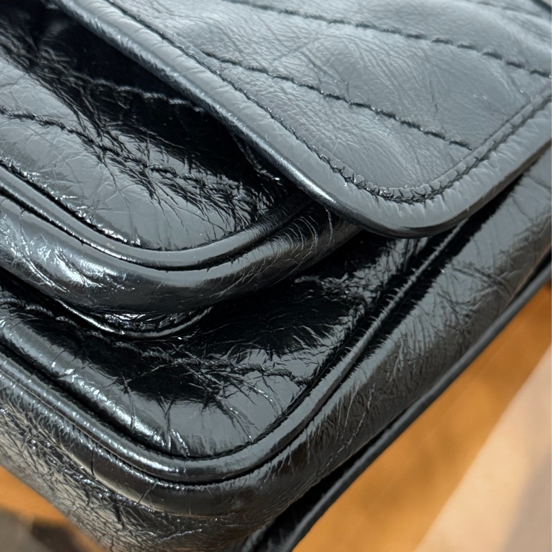 #極新 #全網最便宜 YSL Niki Baby 黑色銀鏈-9