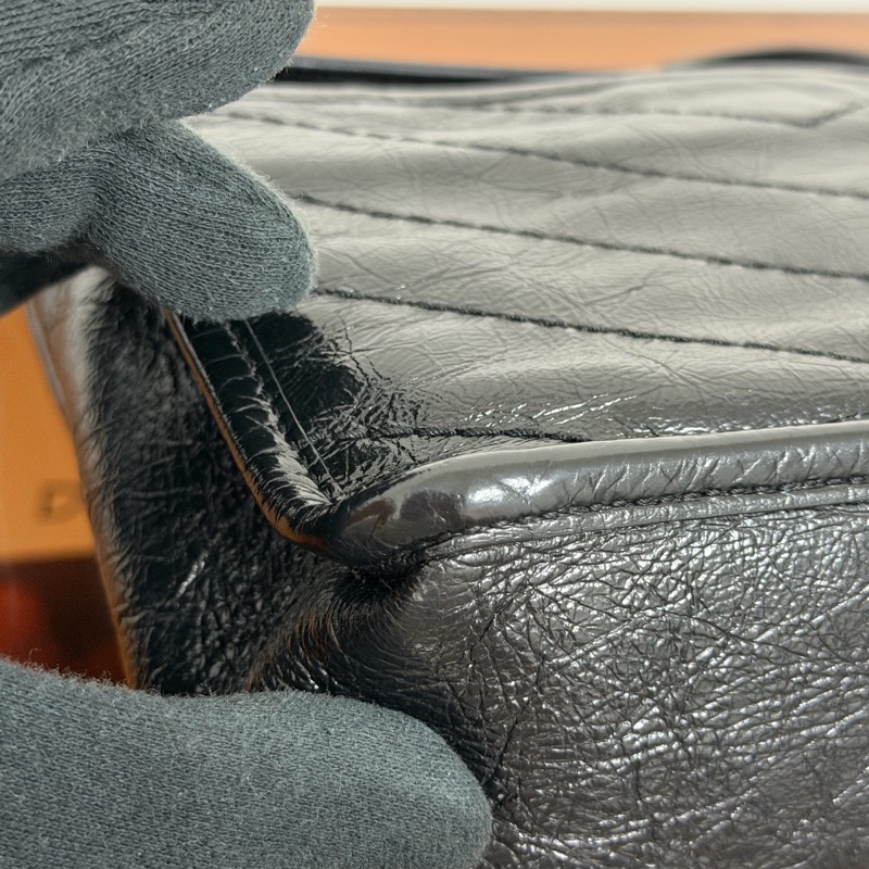 #極新 #全網最便宜 YSL Niki Baby 黑色銀鏈-11