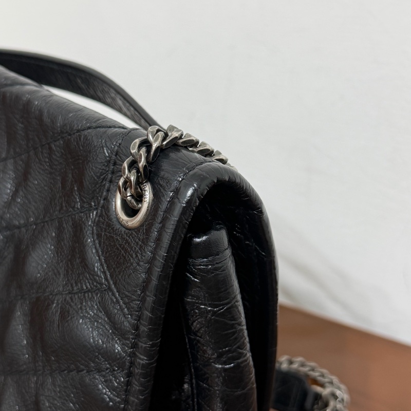 #極新 #全網最便宜 YSL Niki Baby 黑色銀鏈-21