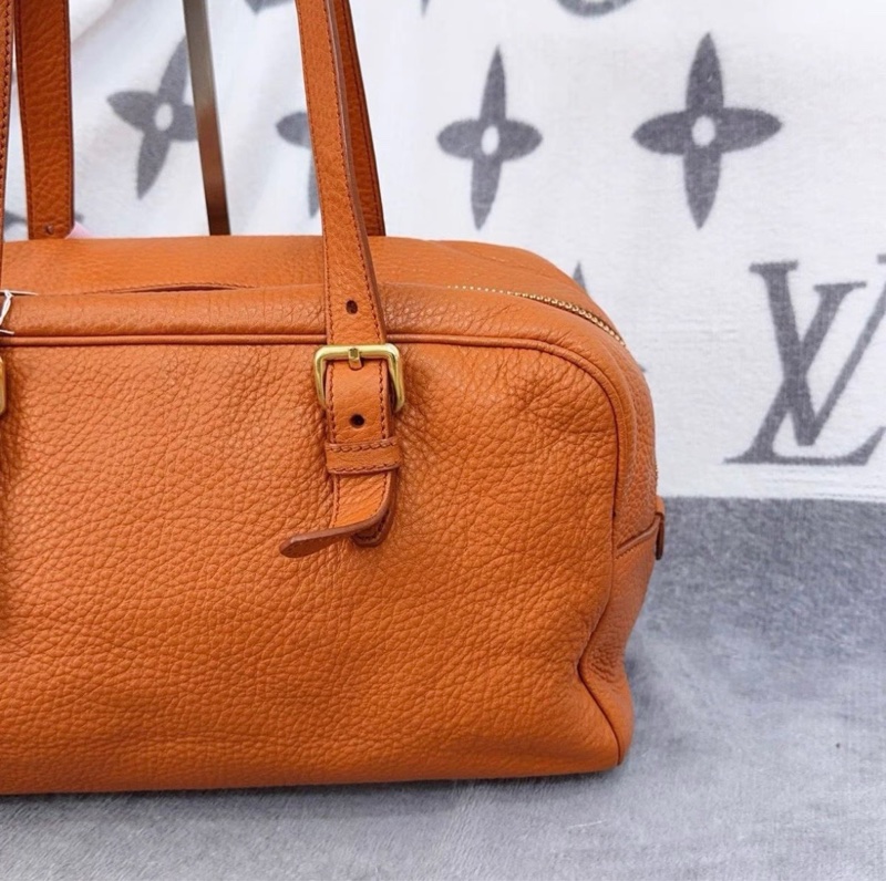 Miu miu 棕色保險齡球包-2