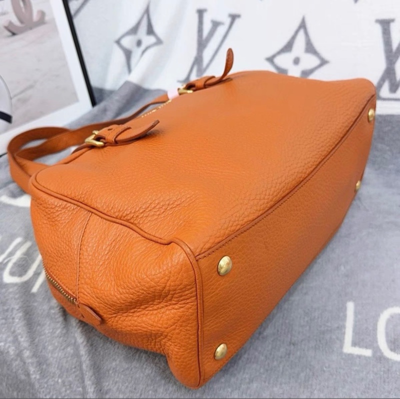 Miu miu 棕色保險齡球包-4