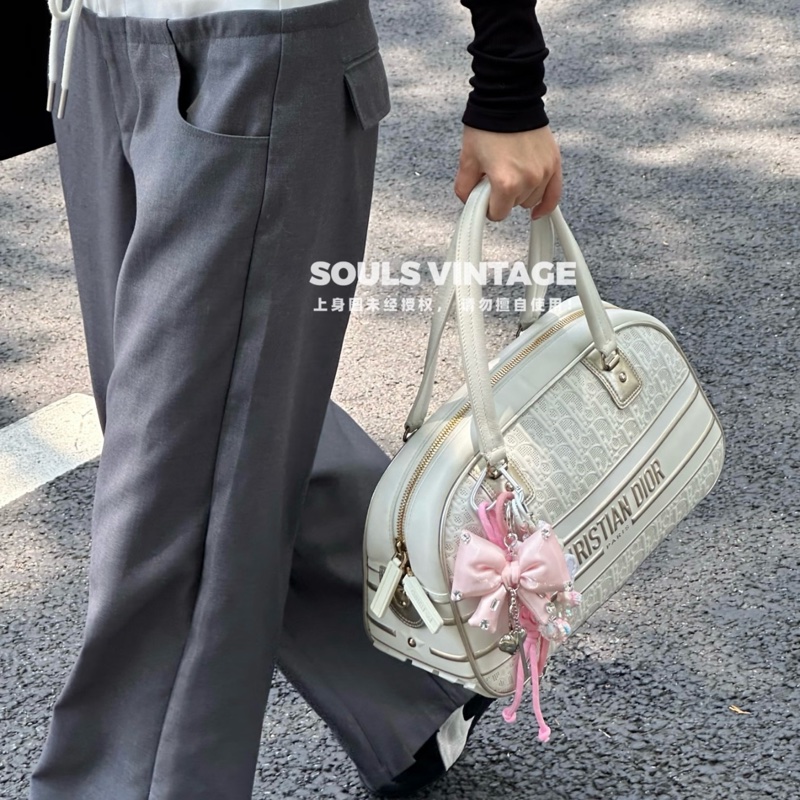 【超!級!新】 Dior Hobo Bowling 超限量款 老花保齡球包 (專櫃155,000)-28