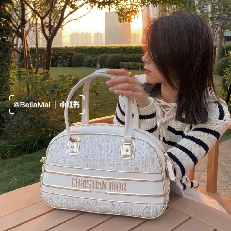 【超!級!新】 Dior Hobo Bowling 超限量款 老花保齡球包 (專櫃155,000)-33